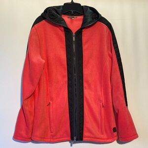 SPANNER Coral and Black Utility Jacket